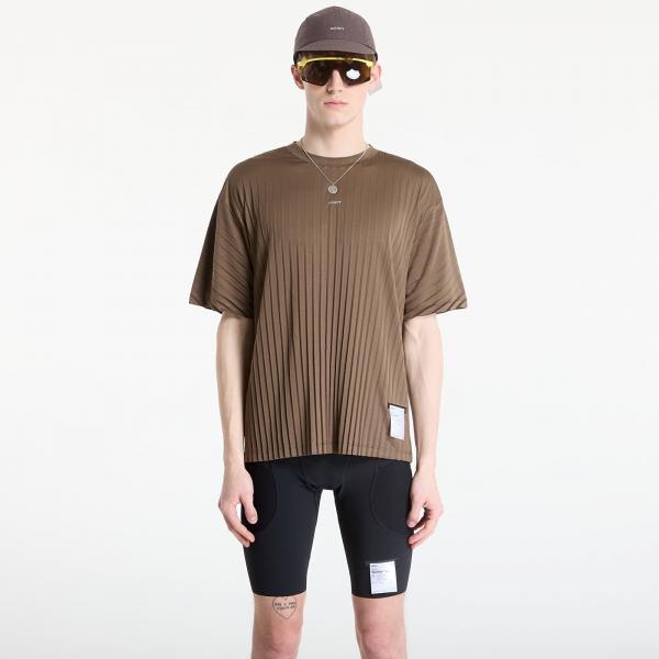 Tričko Satisfy AuraLite Pleated T-Shirt Olive M