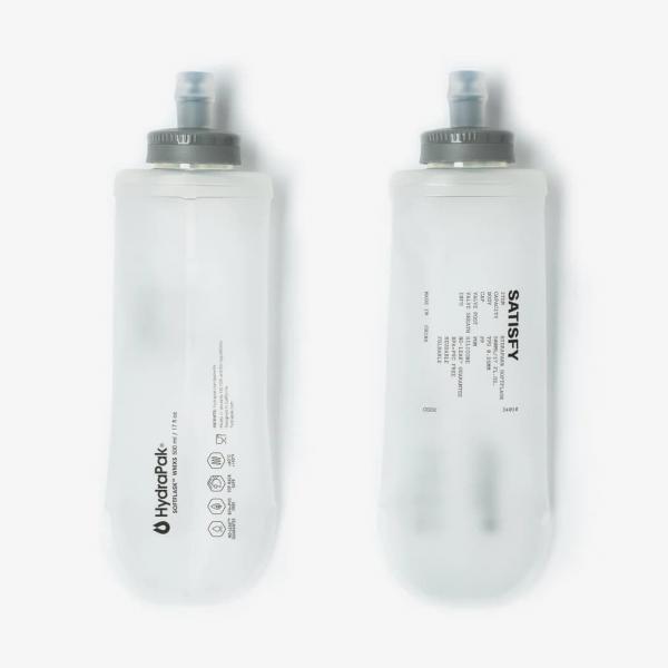 Láhev Satisfy 2 Flasks Pack 500ml Transparent Universal