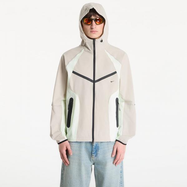 Bunda Nike Tech Men's Dri-FIT Woven Full-Zip Color-Block Windrunner Jacket Cream Ii/ Volt Tint/ Black XL