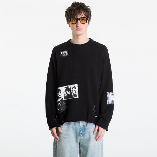 Svetr Wasted Paris M Taunt Ripped Black XL