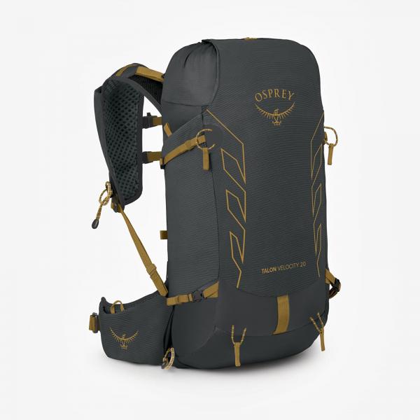 Batoh Osprey Talon Velocity 2 Dark Charcoal/ Tumbleweed Yellw L/XL