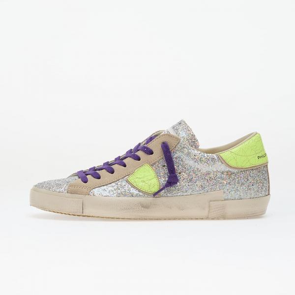 Tenisky Philippe Model Prsx Low Woman Glitter/ Argent EUR 36