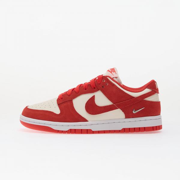 Tenisky Nike Dunk Low Sail/ Lt Crimson-White-Metallic Silver EUR 43