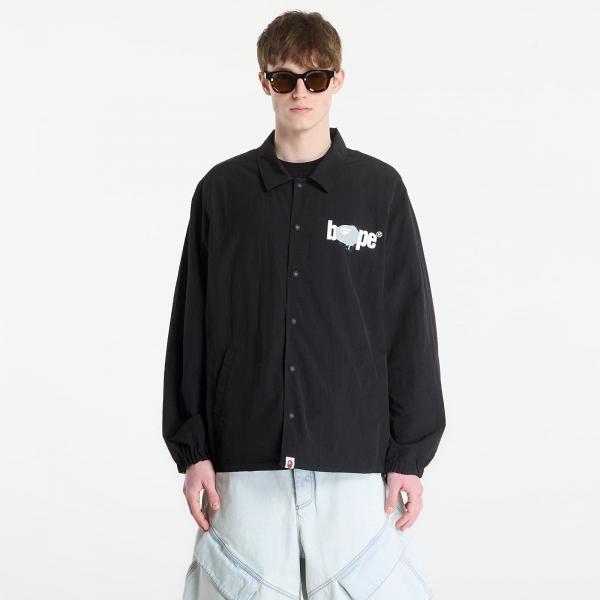 Bunda A BATHING APE Bape Reversible Coach Jacket UNISEX Black XXL