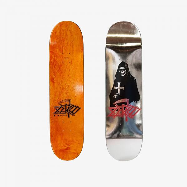 PLEASURES Reaper Skate Deck Silver Universal