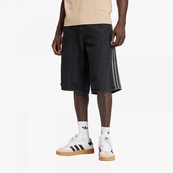 Šortky adidas Firebird Adicolor Denim Shorts True Black Denim 37
