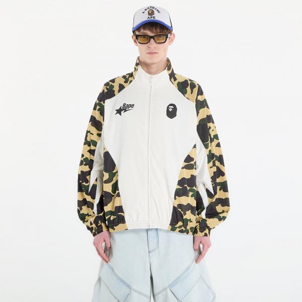 Bunda A BATHING APE 1St Camo Stand Collar Track Jacket UNISEX Yellow XXL