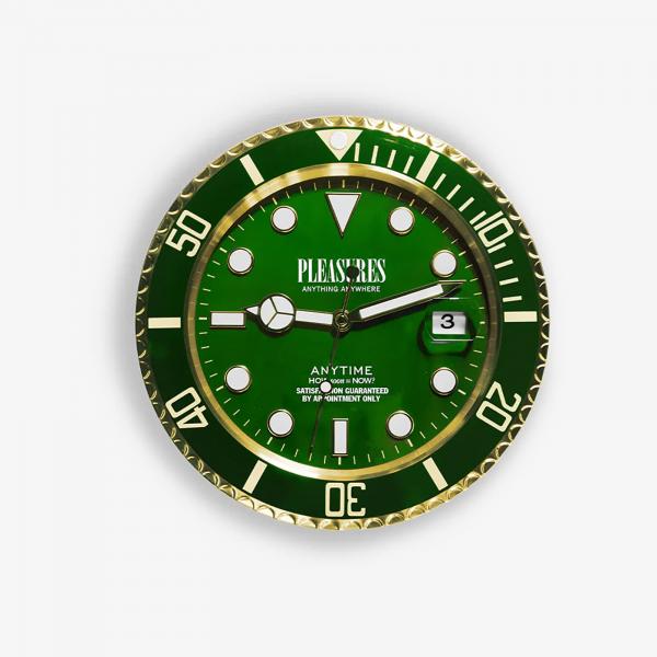 Hodinky PLEASURES Anytime Clock Gold/ Green Universal