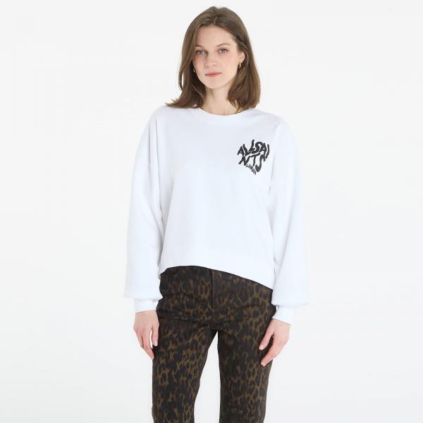 Mikina AllSaints Orlando Lila Sweat Ashen White S