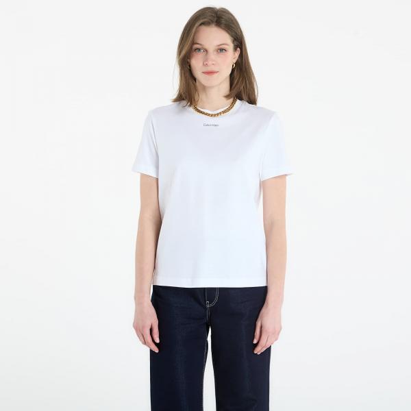 Tričko Calvin Klein Ss 20S Classic Logo Tee Bright White L