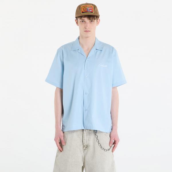 Košile Carhartt WIP S/S Delray Shirt UNISEX Icaria/ White S