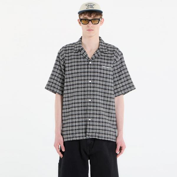 Košile Carhartt WIP S/S Kander Shirt UNISEX Kander Check/ Black XS
