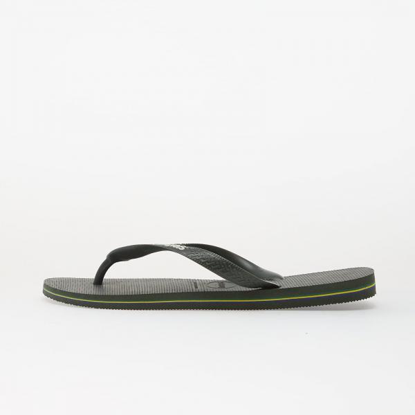 Tenisky Havaianas Brasil Logo Green Olive/ Green Olive EUR 45/46