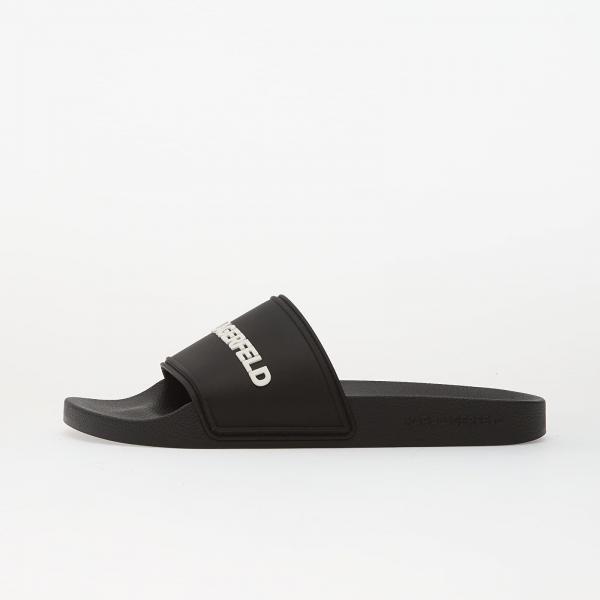 Tenisky Karl Lagerfeld Kondo Ii Long Logo Slide Black Rubber EUR 42