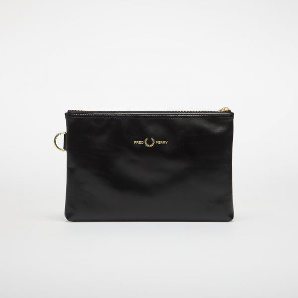 Taška FRED PERRY Smooth Leather Sacoche Black Universal