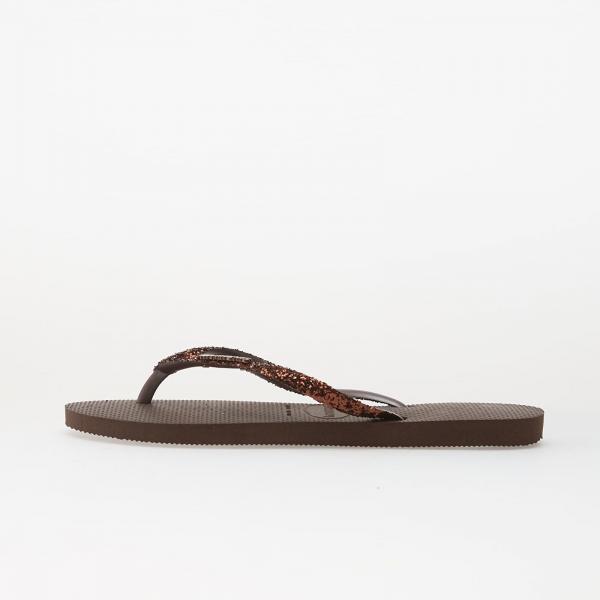 Tenisky Havaianas Slim Glitter Ii Dark Brown EUR 37/38