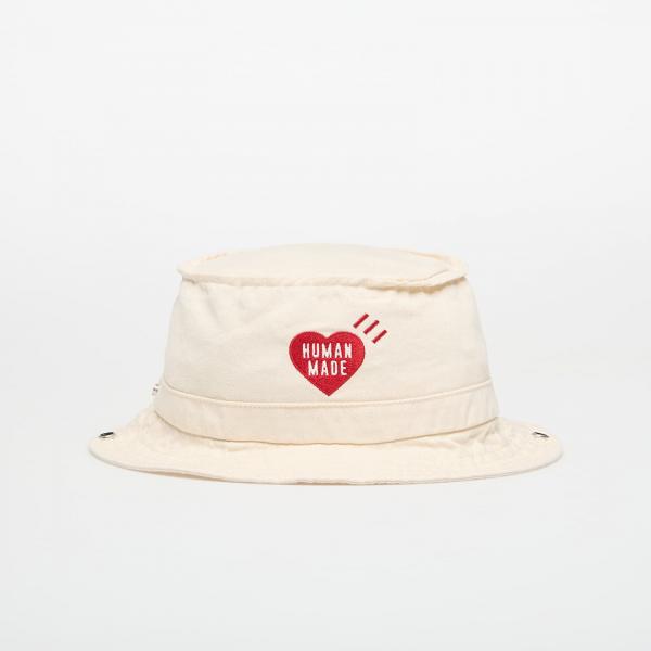 Klobouk HUMAN MADE Bucket Hat White L