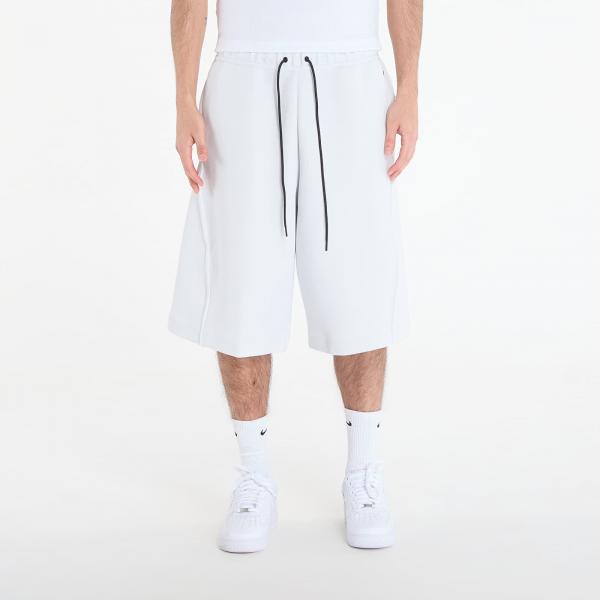 Mikina Nike Tech Men's Oversized Fleece Shorts Off White/ Black XXL