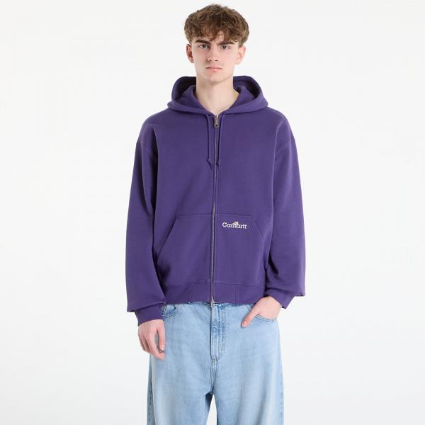 Mikina Carhartt WIP Hooded WIP Label Sweat Jacket UNISEX Calla XS