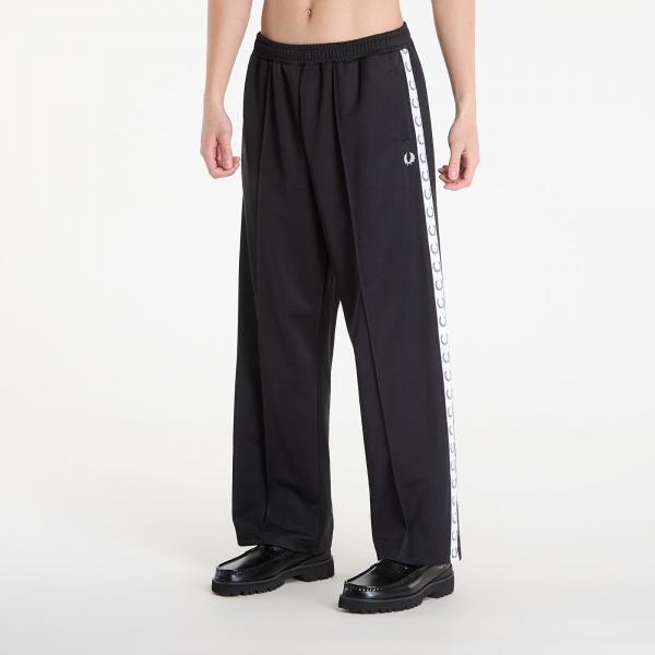 Tepláky FRED PERRY Wide Leg Track Pant Black M