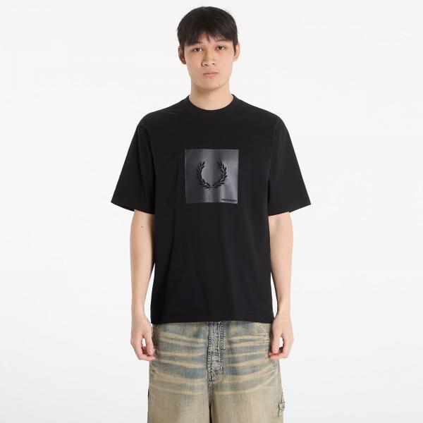 Tričko FRED PERRY Box Graphic T-Shirt Black L