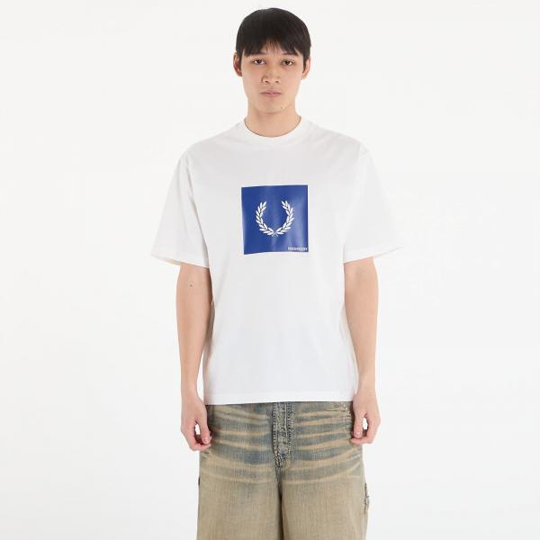 Tričko FRED PERRY Box Graphic T-Shirt Snow White XL