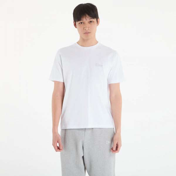 Tričko DIME Classic Small Logo T-Shirt UNISEX White XXL