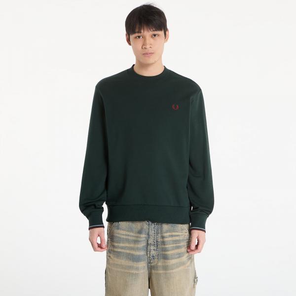 Mikina FRED PERRY Crew Neck Sweatshirt Grsrts/ Stkbl/ Oxb M