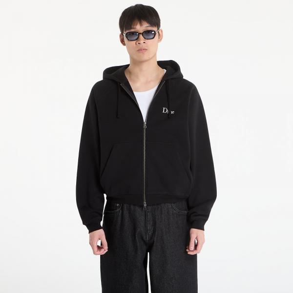 Mikina DIME Classic Small Logo Zip Hoodie UNISEX Black S