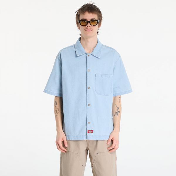 Košile Dickies Denim Shirt Ss Fog Blue S