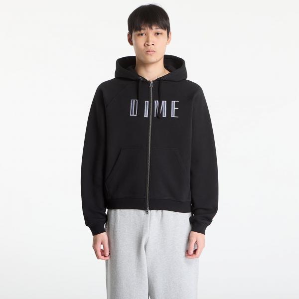 Mikina DIME Blocks Zip Hoodie UNISEX Black L