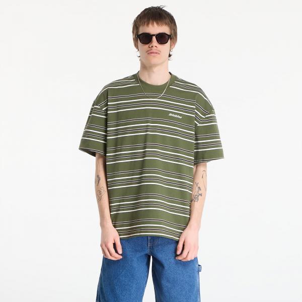 Tričko Dickies East Liberty Stripe Ss Tee Cypress XL