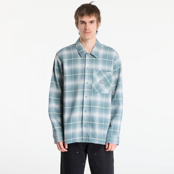 Košile Dickies Forest Check Shirt Stormy Sea L