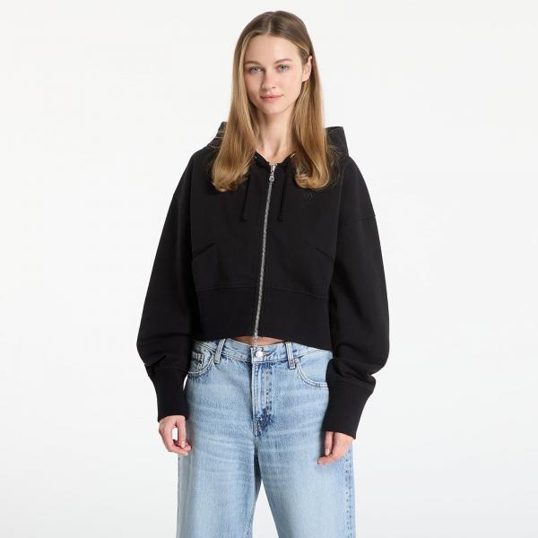 Mikina DIME Cropped Zip Hoodie UNISEX Black M