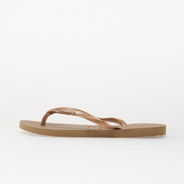 Tenisky Havaianas Slim Logo Metallic Rose Gold EUR 39/40