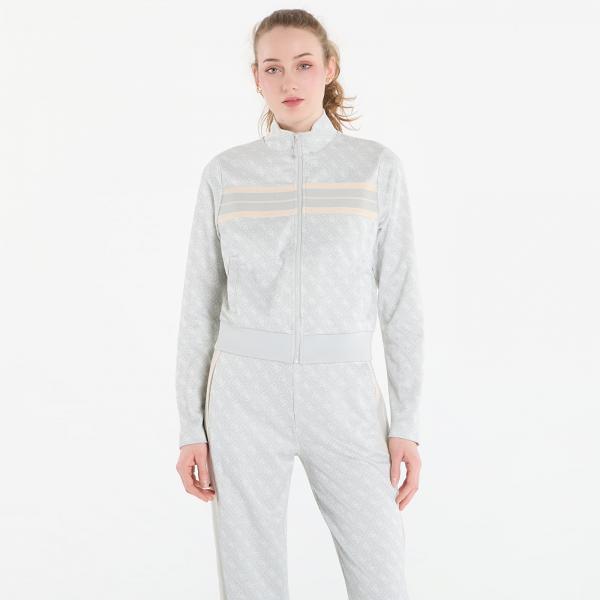 Mikina GUESS 4G Jacquard Full Zip Sweatshirt Elegant Jacquard M