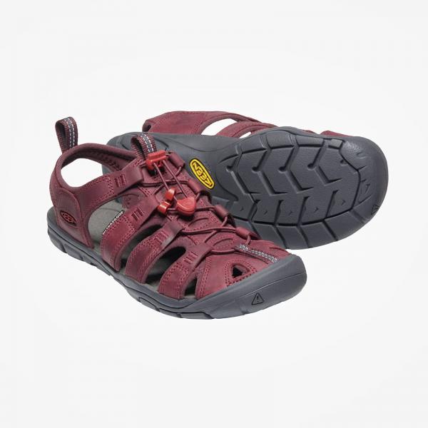 Tenisky KEEN Clearwater Cnx Leather Wine/ Red Dahlia EUR 37.5