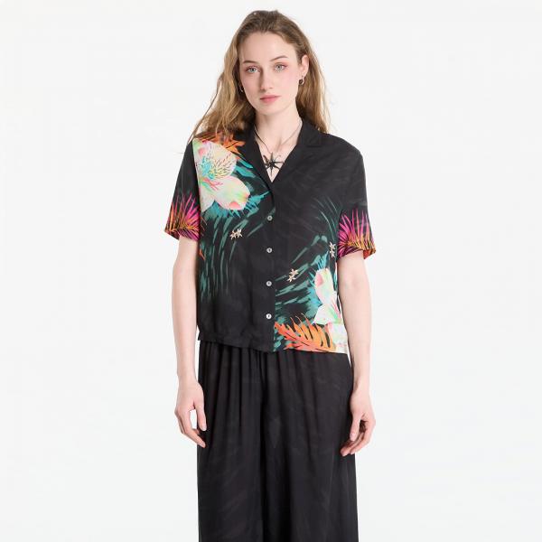 Košile Desigual Cam Swim-Daikiri Shirt Black L