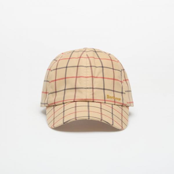 Kšiltovka Barbour Mackworth Cap Beige Tattersall Universal