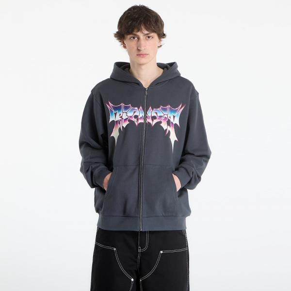 Mikina RIPNDIP Noid Zip Hoodie Charcoal Wash XXL