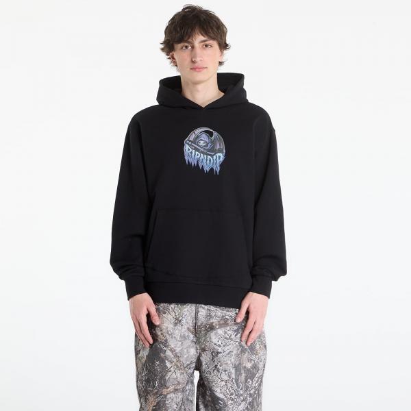 Mikina RIPNDIP Out Of Time Hoodie Black Wash L