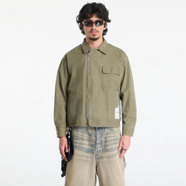 Košile NEIGHBORHOOD Zip Field Shirt Ls Olive Drab L