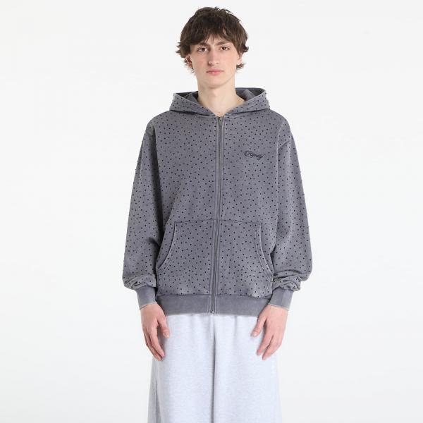 Mikina RIPNDIP Ripngems Zip Up Hoodie Charcoal Wash S