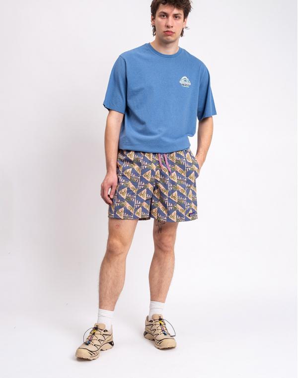 Patagonia M's Baggies Shorts - 5" Jaguar Geo: Dolomite Blue S