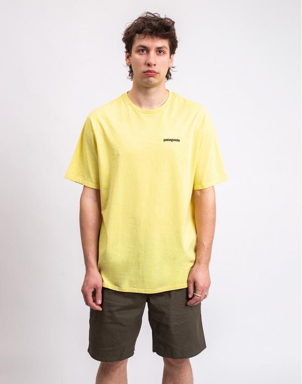 Tričko Patagonia M's P-6 Logo Responsibili-Tee® P-6 Outline: Lemon Zest