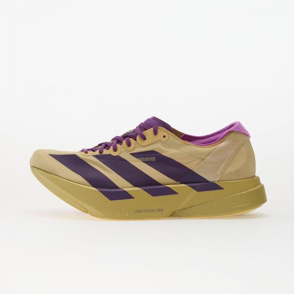 Tenisky adidas Adizero Adios Pro 4 Sand/ Rich Purple/ Gold Met. EUR 45 1/3