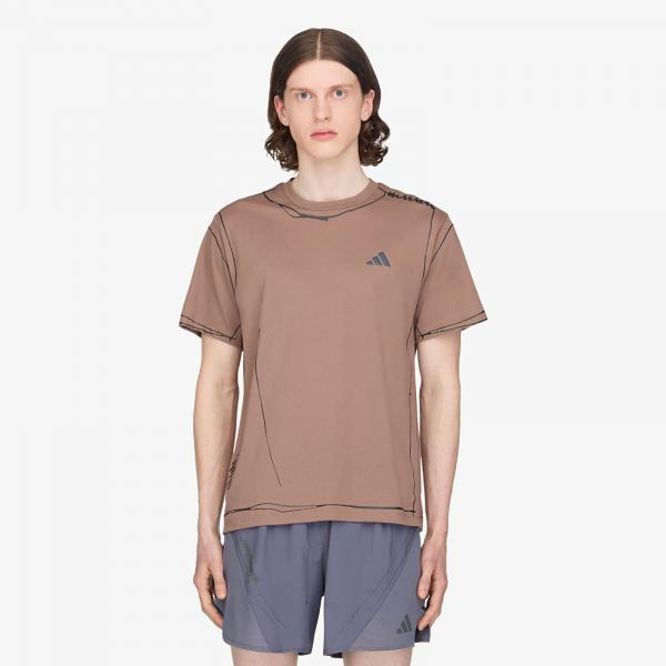Tričko adidas Adi365 Sftm Running Unitefit T-Shirt UNISEX Trace Brown M