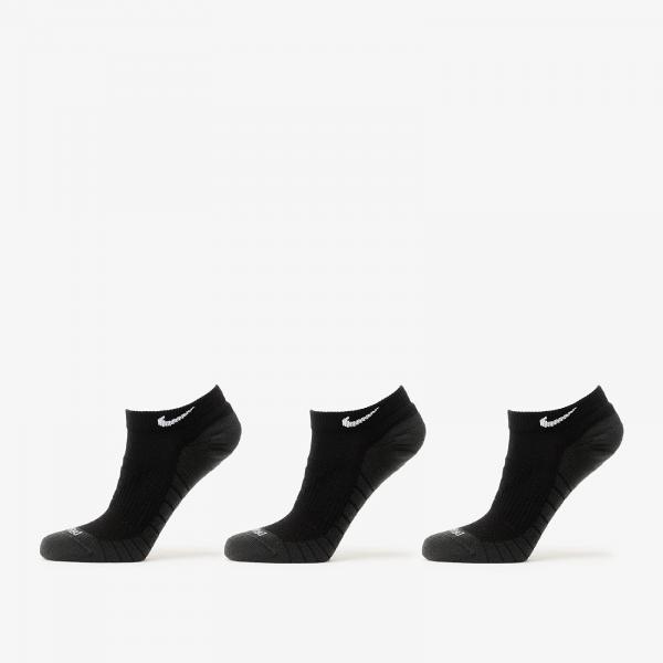 Ponožky Nike Everyday Max Cushioned Training No-Show Socks 3-Pack Black/ Anthracite/ White S
