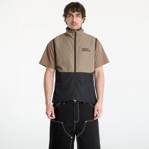 Vesta Horsefeathers Hill Vest Taupe/ Black XL