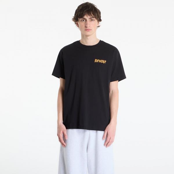 Tričko RIPNDIP Burn Tee Black Wash L